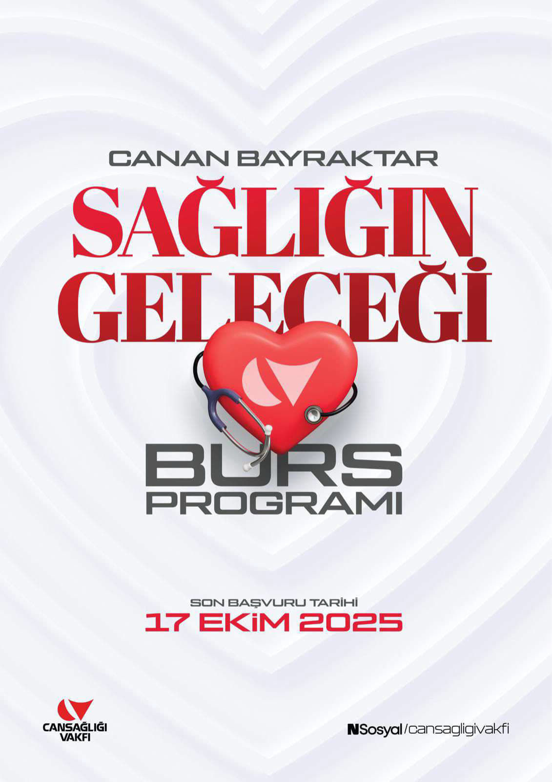 Canan Bayraktar Sağlığın Geleceği Burs Programı tanıtım görseli
